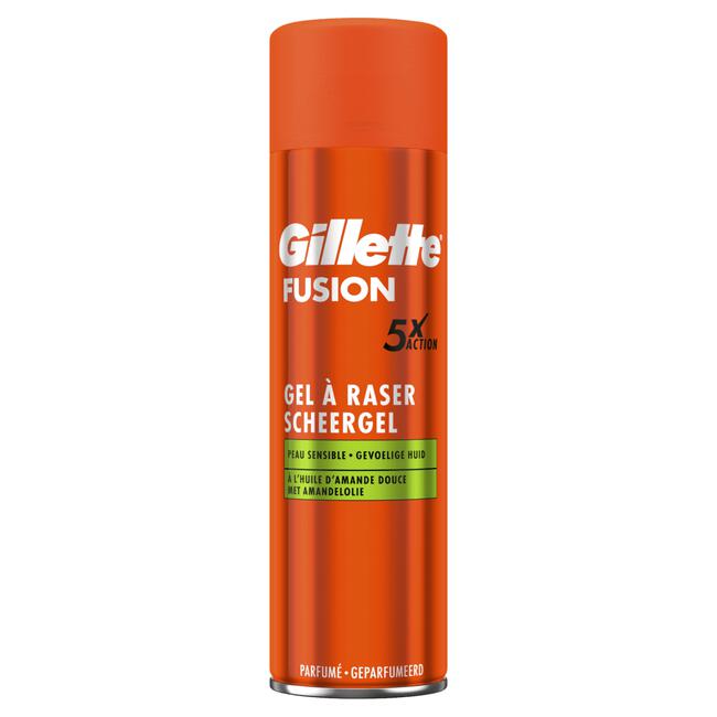 Gillette Fusion Scheergel Gevoelige Huid 200 ML