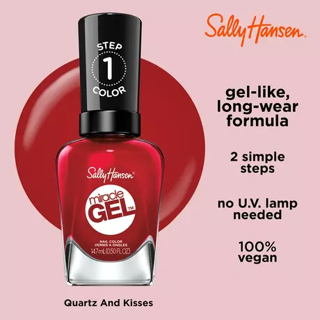 Sally Hansen Miracle Gel Nagellak 680 Rhapsody Red Rood 14,7 ML