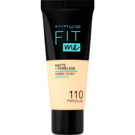 Maybelline New York Fit Me Matte+Poreless Foundation 110 Porcelain 30 ML