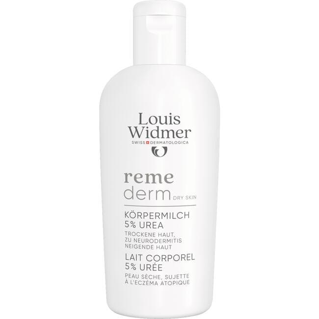 Louis Widmer Remederm Lichaamsmelk 5 % Ureum Zonder Parfum 200 ML