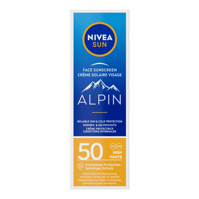 NIVEA SUN Alpin Face Zonnebrandcrème SPF 50 50 ML