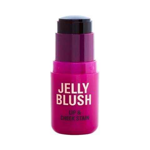Revolution Jelly Blush Stick Lip And Cheek Stain Cherry Red