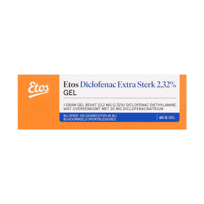Etos Diclofenac Extra Sterk 2,32% Gel 60 gram