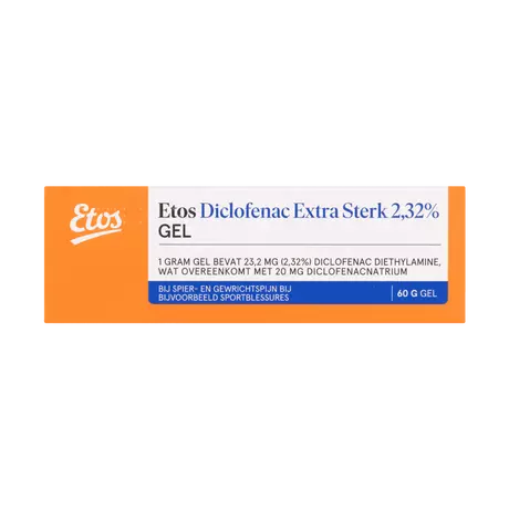Etos Diclofenac Extra Sterk 2,32% Gel 60 gram
