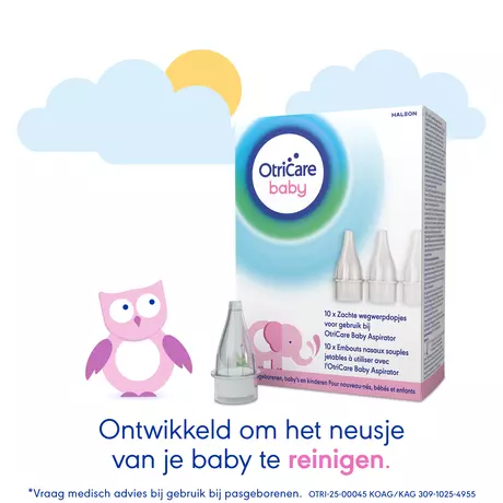 OtriCare Baby Wegwerpdopjes bij Aspirator neusjesreiniger 10 stuks