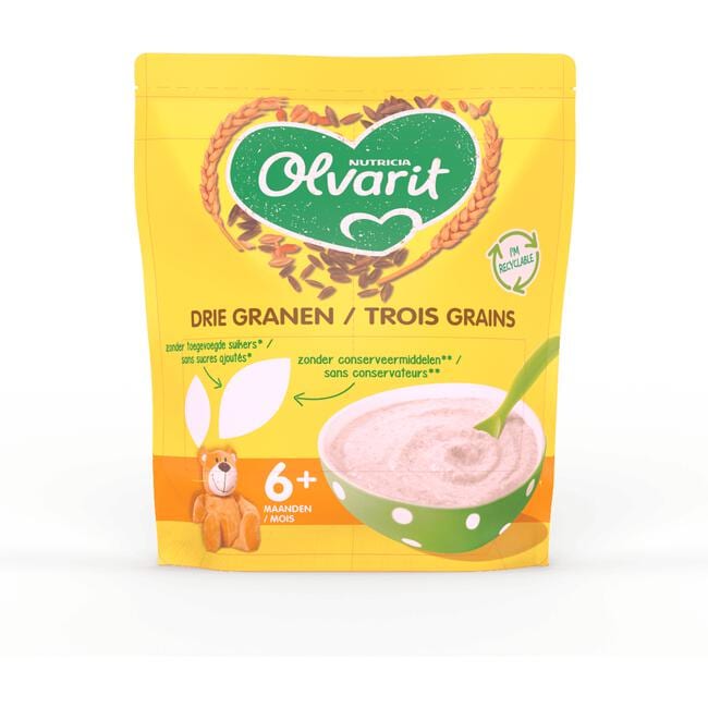 Olvarit Ontbijtpap Haver Tarwe Rogge 6 Maanden