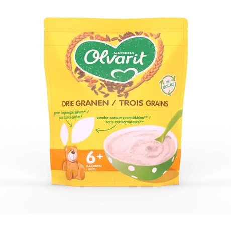 Olvarit Drie Granen 6+ Maanden 200 gram
