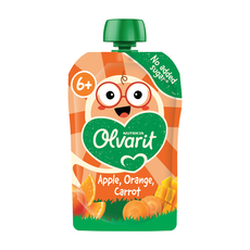 Olvarit Knijpfruitzakje Appel Sinaasappel Wortel