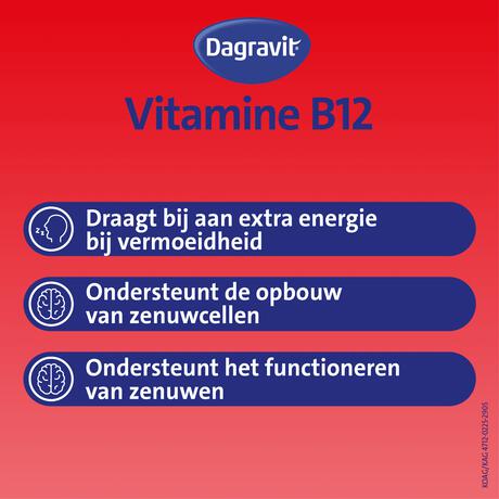 Dagravit Vitamine B12 1000μg  100 smelttabletten