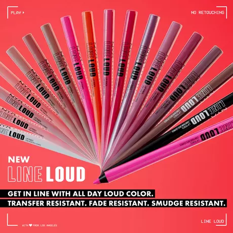 NYX Professional Makeup Line Loud Lip Liner 07 Total Baller