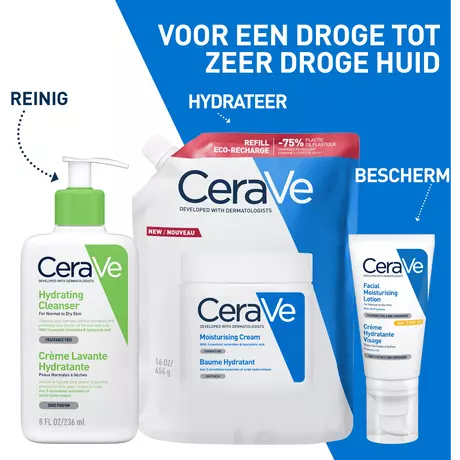 CeraVe Hydraterende Crème Navulling 473 ML