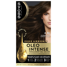 Syoss Oleo Intense Permanente Haarkleuring 4-86 Fluweelbruin/Châtain Velours 115 ML