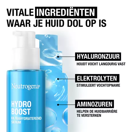 Neutrogena Hydro Boost Ultra Hydrating Serum Alle Huidtypen 30 ML