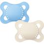 MAM Original 0-6m plain blue 2 stuks