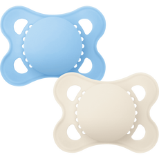 MAM Original 0-6m plain blue 2 stuks