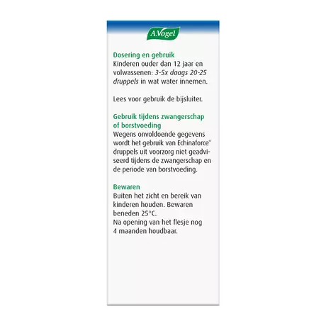 A.Vogel Echinaforce Bij Onvoldoende Weerstand En Griep Druppels 50 ML