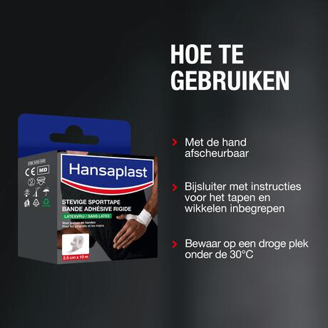 Hansaplast Sport Stevige Sporttape 2,5 CM x 10 M