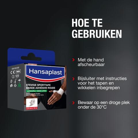 Hansaplast Sport Stevige Sporttape 2,5 CM x 10 M