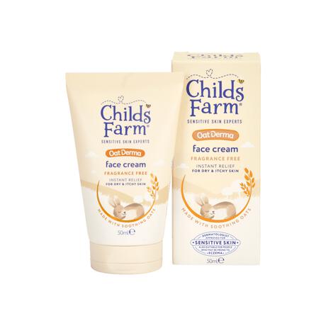 Childs Farm OatDerma Face Cream Fragrance Free 50ml