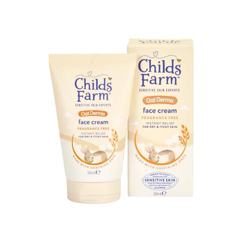 Childs Farm OatDerma Face Cream Fragrance Free 50ml