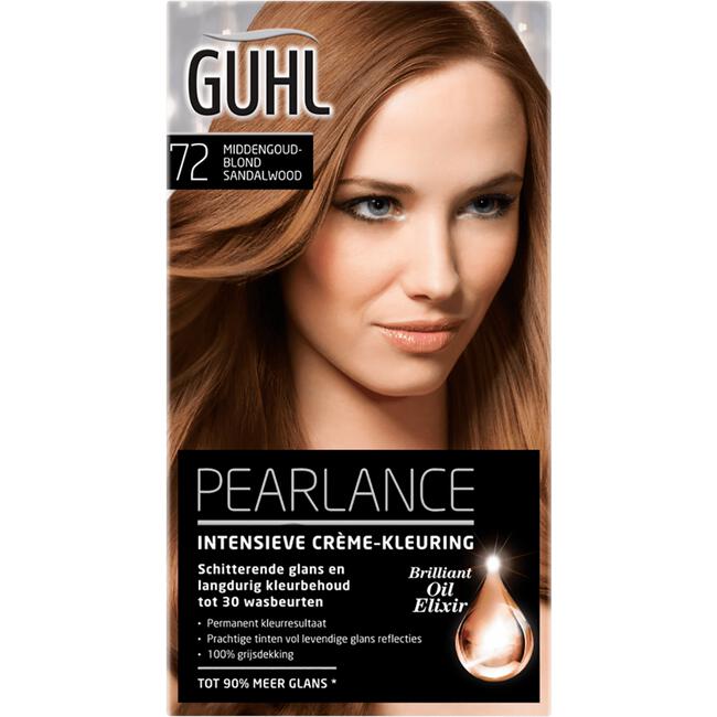 Guhl Pearlance Intensieve Crème-Haarkleuring 72 Middengoudblond 2x50 ML