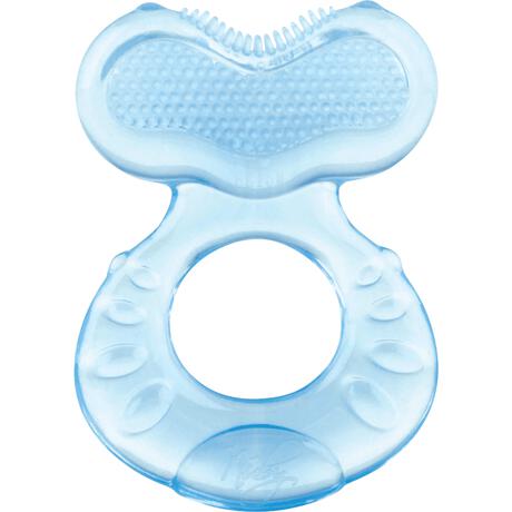 Nuby - Visvormige Silicone Bijtring Met Borsteltjes - 3M+