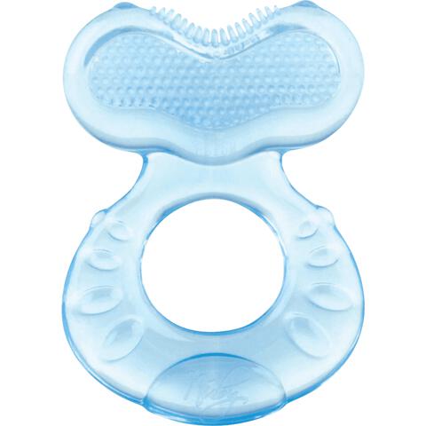 Nuby - Visvormige Silicone Bijtring Met Borsteltjes - 3M+