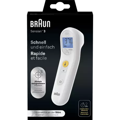 Braun Sensian 3 Contactloze Voorhoofdthermometer