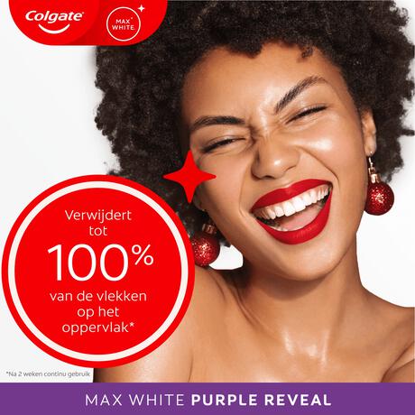 Colgate Max White Purple Reveal Tandpasta 75 ML