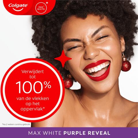 Colgate Max White Purple Reveal Tandpasta 75 ML