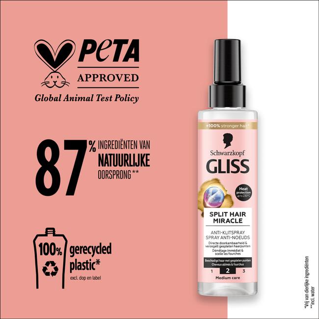 Gliss Split Hair Miracle Anti-Klitspray 200 ML