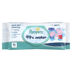 Pampers 99% Water Peppa Pig Billendoekjes 60 Stuks