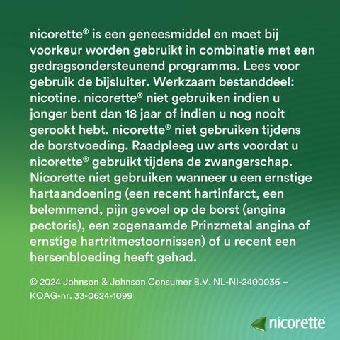Nicorette Pleister 25 MG Nicotine 7 Stuks