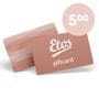 Digitale Cadeaukaart €5