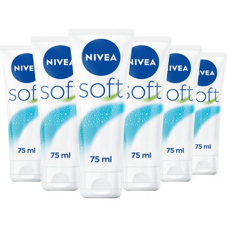 NIVEA Soft Bodycrème 75 ML Multipack 6 stuks