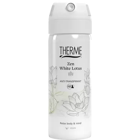 Therme Zen White Lotus Anti-Transpirant 48H Deodorant Spray Mini 50 ML