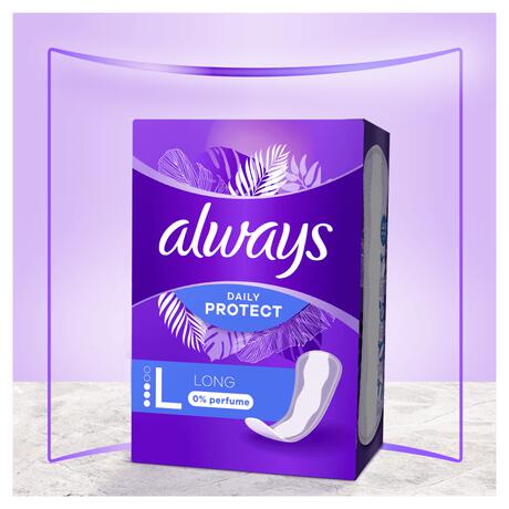 Always Dailies Protect Long 0 Parfum