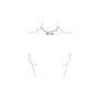 BiSjU Jewellery Ketting met Rond Open Slot en Parel Gold Plated - SS