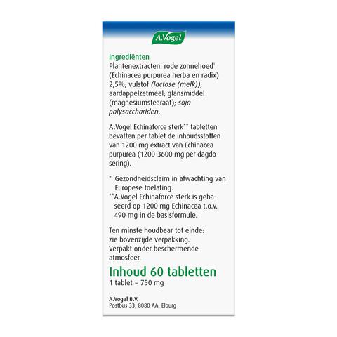 A.Vogel Echinaforce Sterk 60 tabletten