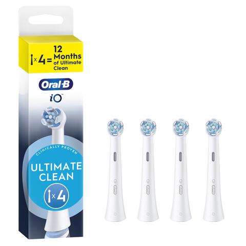 Oral-B iO Ultimate Clean Opzetborstels Wit 4 Stuks