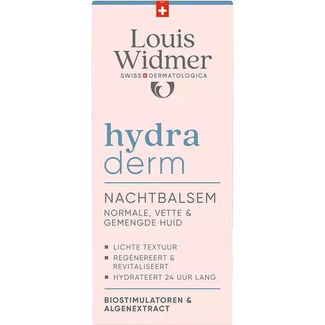 Louis Widmer Hydraderm Nachtbalsem Licht Geparfumeerd 50 ML