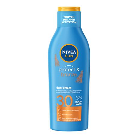 NIVEA SUN Zonnebrand Protect & Bronze Zonnemelk SPF 30 200 ML