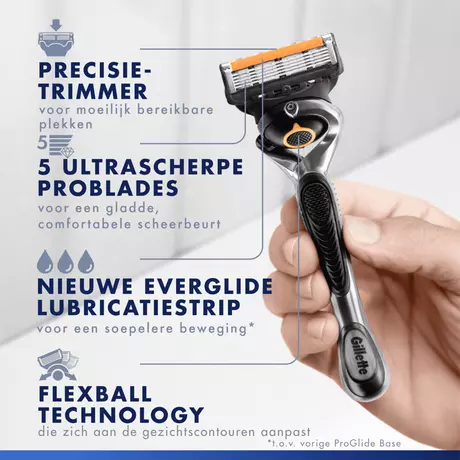 Gillette ProGlide Scheersysteem Met 2 Navulmesjes