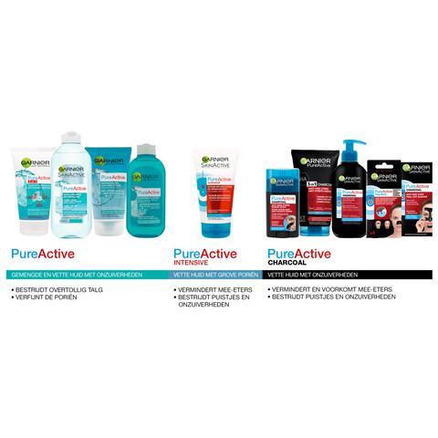 Garnier PureActive 3-in-1 Gezichtsreiniger Charcoal 150 ML