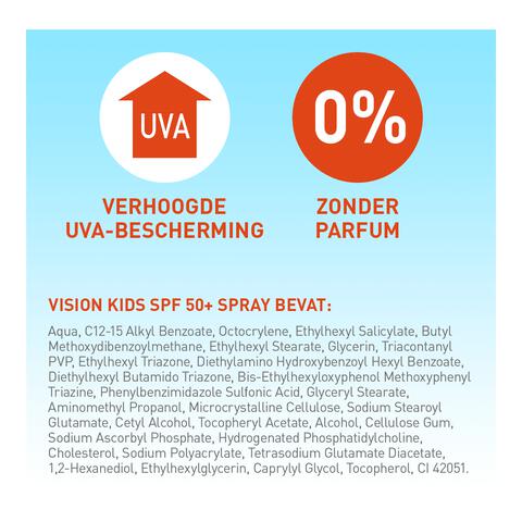 Vision KIDS Zonnebrand Spray SPF50+ 180 ML
