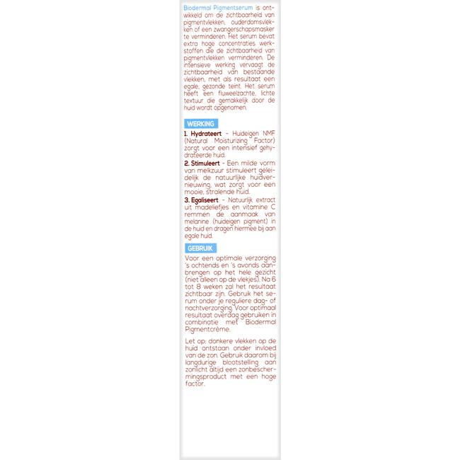 Biodermal Pigment Serum