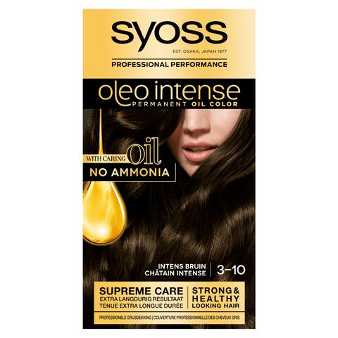 Syoss Oleo Intense Permanente Haarkleuring 3-10 Intens Bruin