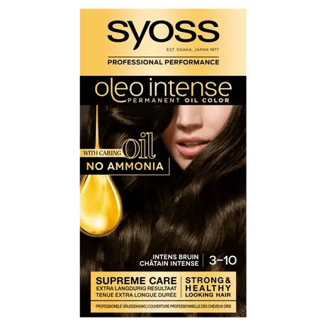 Syoss Oleo Intense Permanente Haarkleuring 3-10 Intens Bruin