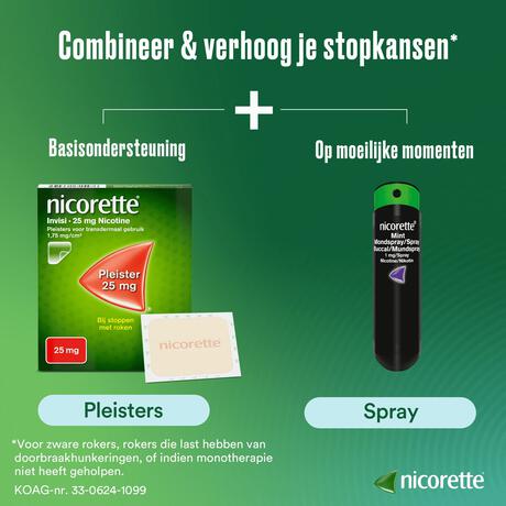 Nicorette Pleister 25 MG Nicotine 14 Stuks