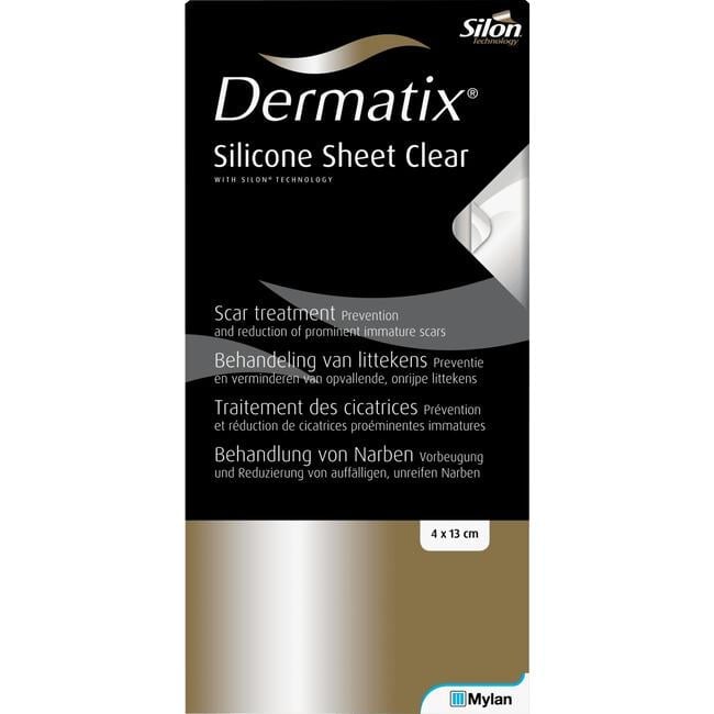 Dermatix Siliconen Litteken Pleister Transparant 4x13 CM  